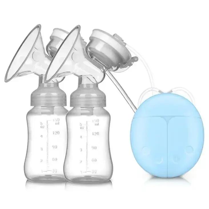Double Electric Breast Pumps  Silent Portable USB Electric Breast Pump Hands Free Automatic Milker BPA Free Breast Feeding