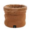 Autumn and winter new solid color pullover warm neck cover couple knitted wool scarf winter scarf