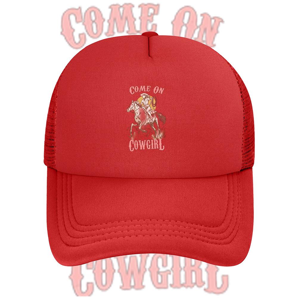 Cowgirl on horse lasso graphic design Baseball Cap Anime Graphic Hats Adult Unisex Women Sports Outdoor