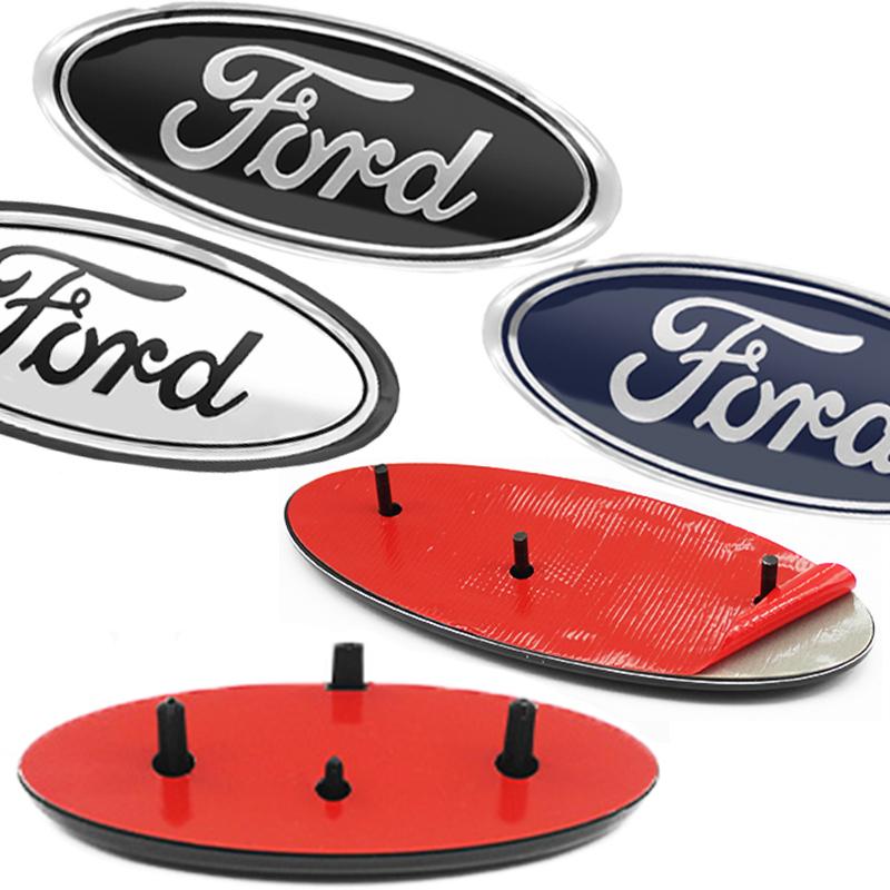 Car Front Rear Badge Sticker For Ford Focus MK2 3 MK3 MK4 ST Mondeo Festiva Fusion Suit Fiesta Trunk Emblem Decor Auto Accessory