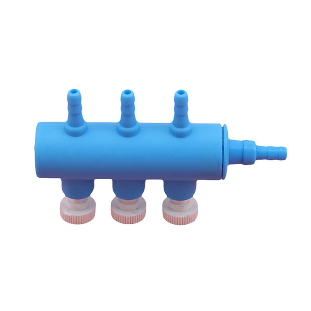 Aquarium Luftpumpe Schlauch Splitter Luftverteiler Einstellbare Tracheal Shunt Einzigen Loch Sauerstoff Booster Pumpe Adapter Zubehör