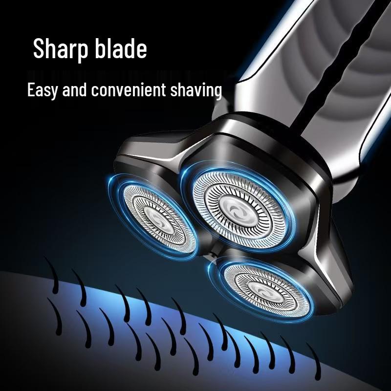 New Fully-Automatic Smart Digital Display Multi-Functional Electric Razor, 1998 Shaver, Body-Washable, Magnetic Suction