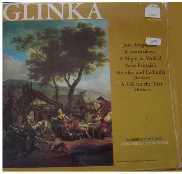 

LP Record GLINKA, JONEL PERLEA, BAMBERGER SYM - Glinka - 6 Popular Works STPL510600 VOX 1958 US Classical Used