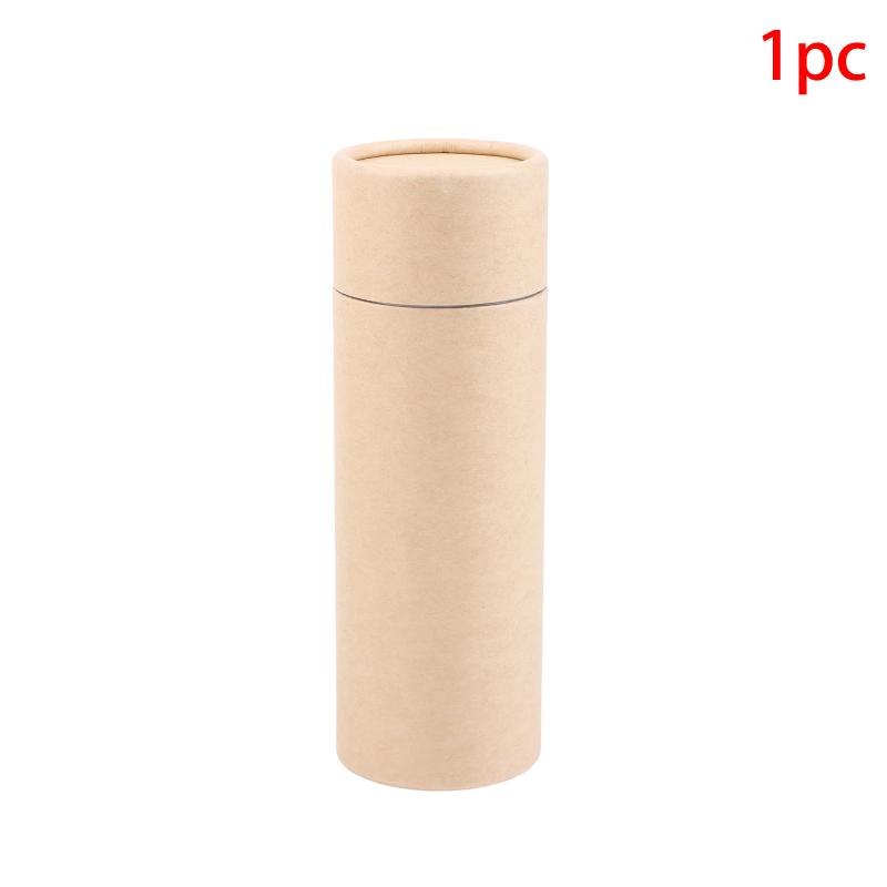 

1/3/5/10Pcs Kraft Paperboard Tubes Round Kraft Paper Containers For Pencils Tea Caddy Coffee Cosmetic Crafts Gift