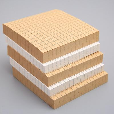 Quadratischer Notizblock, zerreißbar, selbstklebend, Notizbuch, Haftnotizblock, Büromaterial, Notizblöcke, Journaling-Notizblock