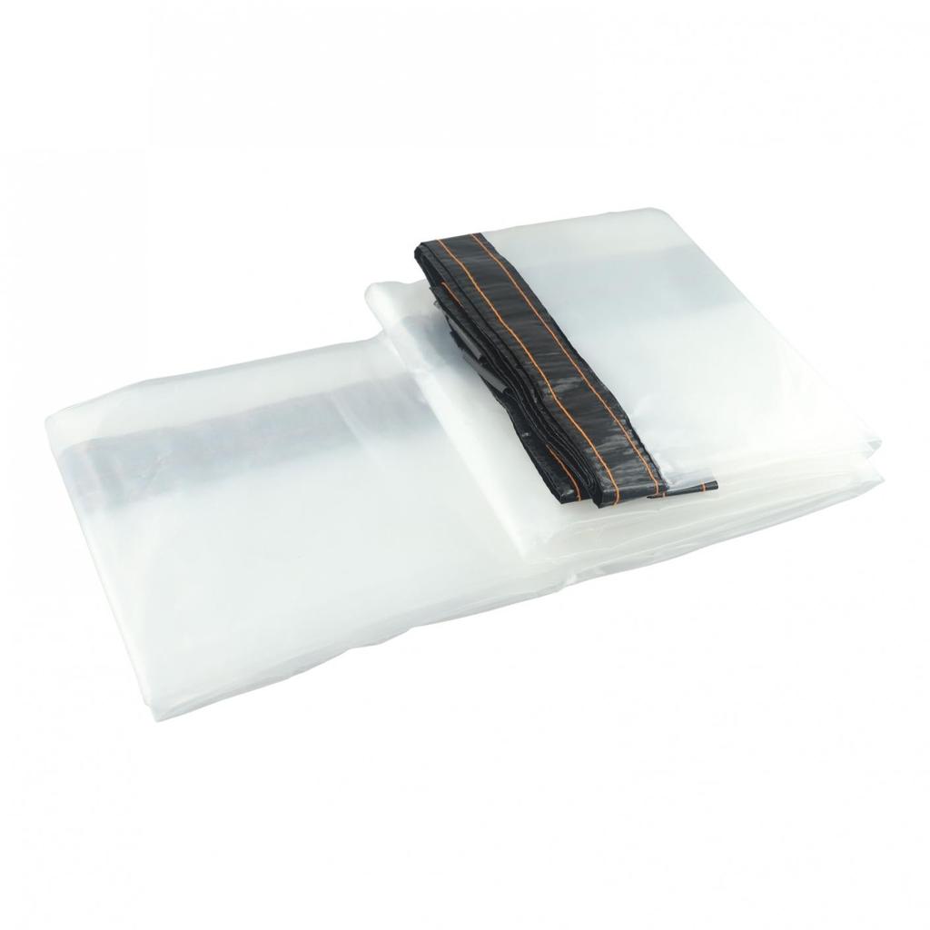 Heavy Duty Transparent Tent Rainproof Transparent Tarpaulin With Grommets