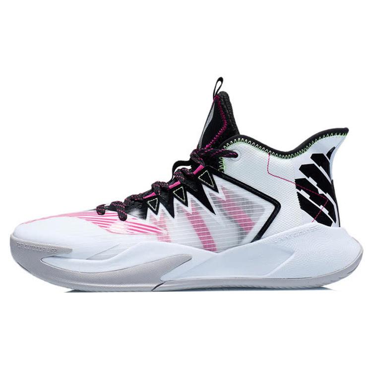 

Li Ning Storm 2021 Synthetic Leather Slip Resistant Lightweight Rebound Mid top Basketball Shoes Men s ABFR007-3 39