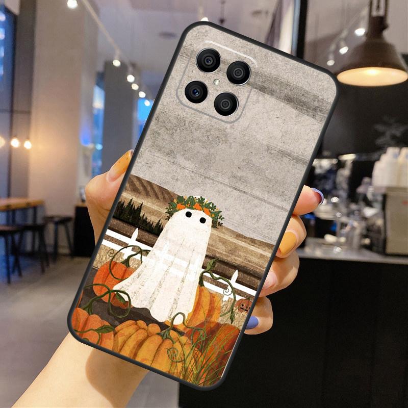 Cute Ghost Case For Honor Magic 8 7 6 5 Lite Cover For Honor 200 400 Pro 50 70 90 X8a X8b X9a X9b X9c