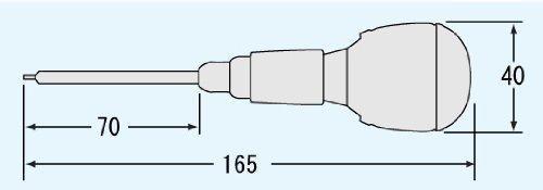 Engineer Master Grip Driver Set, Special Screw Compatible, 6-Bit Set, DR-51