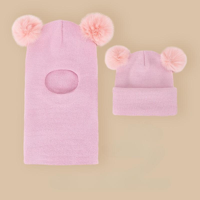 

Супер теплая детская шапка-манишка на шею с флисовой подкладкой и ушками, зимняя вязаная шапка-пуловер для малышей 2-7 лет