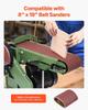 Sanding Belts, 202mm x 485mm Belt Sander Sanding Belts, 12PCS 80 Grit Aluminum Oxide for Woodworking, Steel, Aluminum, Non-Ferrous Metals