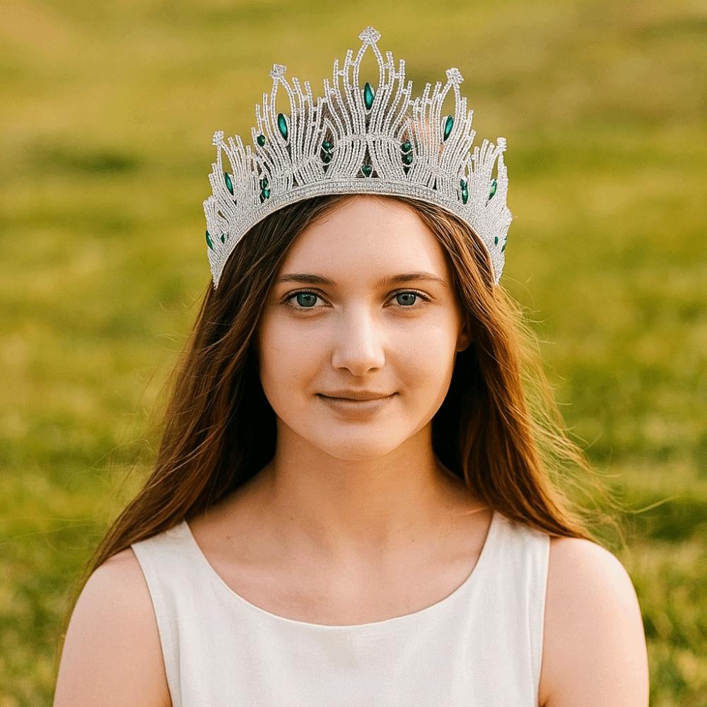 Luxury Wedding Tiara Glamorous Bridal Headdress Hair Accessories Crystal Crown  Wedding Ceremony