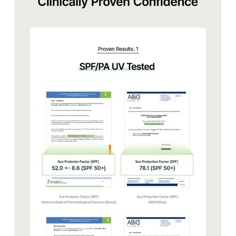 Purito SEOUL - Tägliches Sonnenschutz-Stick mit weicher Haptik