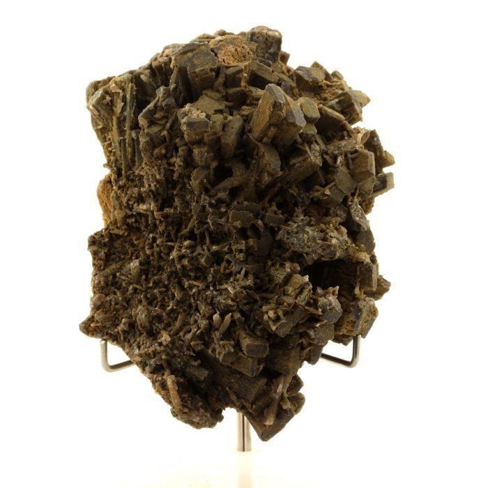 Pierres et Minéraux. Hedenbergite + Quartz Prase. 2975.0 ct. Avissalos, Serifos Island, Milos, Grèce.