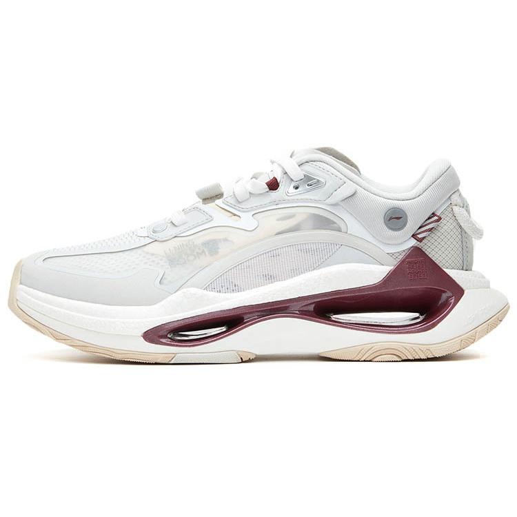 Li-Ning Infinity Paris Fashion Week 2021  White Grey Red  Men s AGLR073-1 EU 39