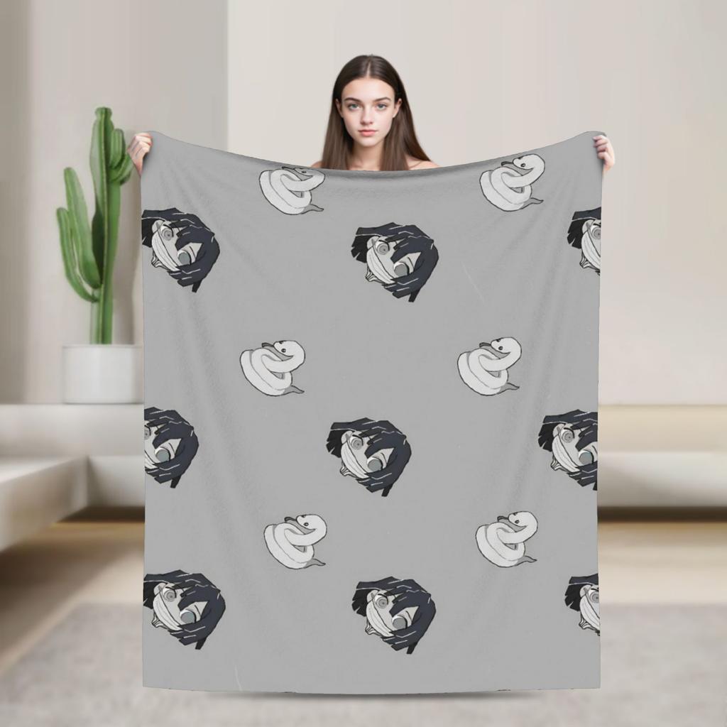 Warm BlanketKids Adult Travel Nagito Komaeda  Throw Blanket  Flannel Bedspread For Home Decor Funny Sofa Bed Cover