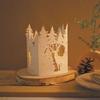 Christmas Forest Paper Tea Light Holder