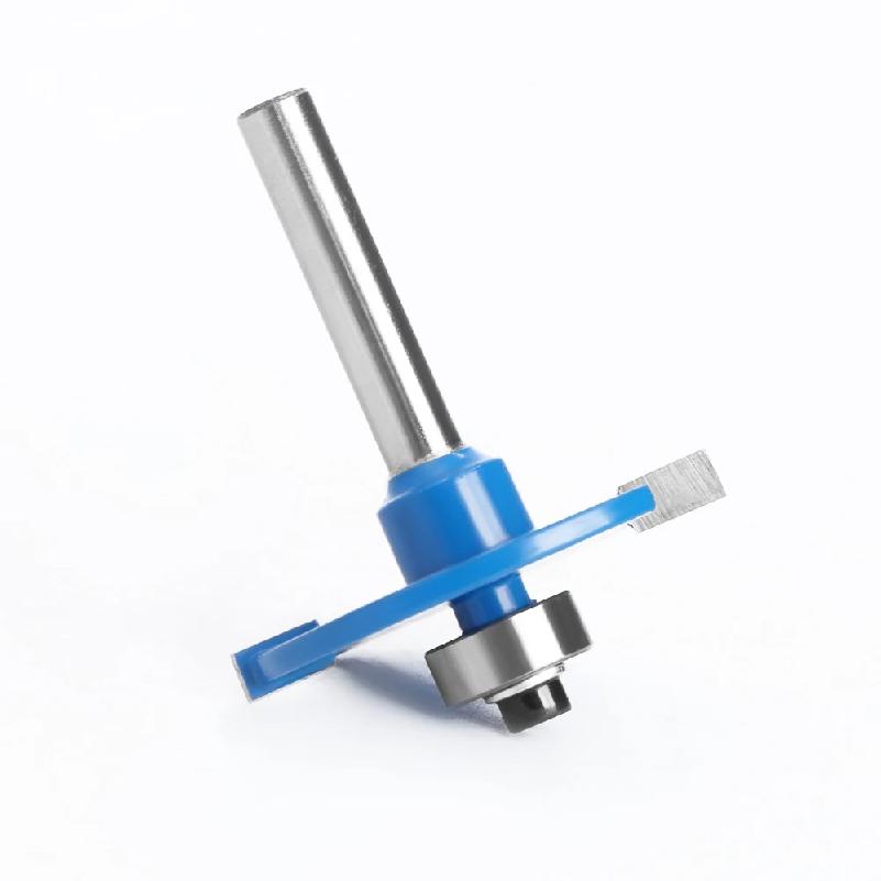 1ks 6mm 6.35mm Stopka T-drážkovací fréza na lamely (sušienky) Drážkovací fréza pre spoje 4mm Výška Fréza na drevo