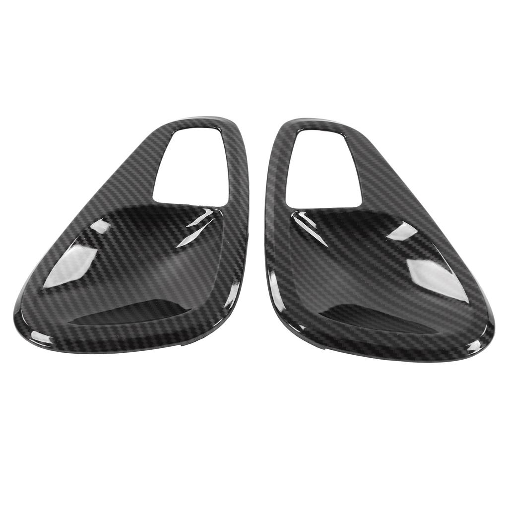 Innere Türgriffschalenabdeckung Zierleiste Kohlefaser-Stil Ersatz für Smart Fortwo W451 Facelift 2011‑2014