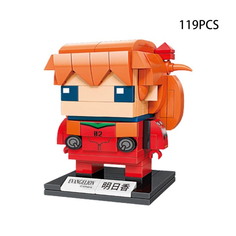 Миниатюрный конструктор модели меха Евангелион Asuka,119PCS