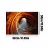 Entrance Carpet Realistic Abstract Non Slip 3D Hole Optical Illusion Area Rug For Bedroom Study Guesthouse Front Door Sofa Side