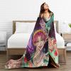 Vintage ABBY Saja Boys K-Kpop D-Demon H-Hunters Blanket  Fleece Funny Soft Throw Blankets for Chair Covering Sofa Autumn/Winter,