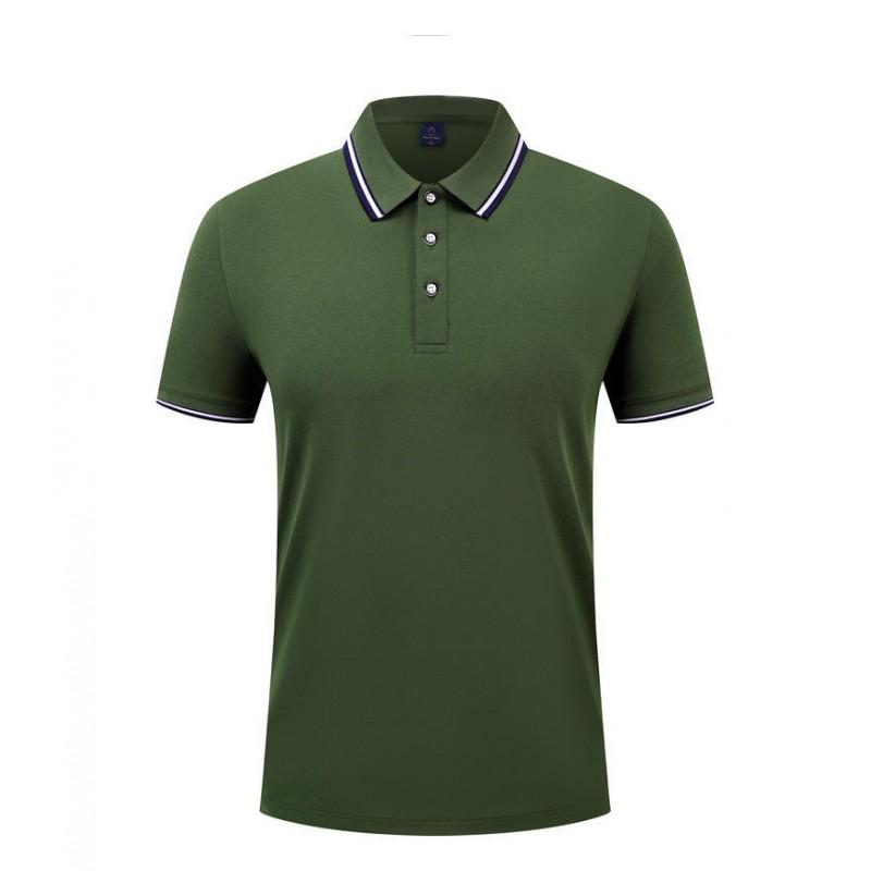 Quick-Dry Ice Silk Collar Polo Shirt Corporate Teams Group Events Custom Printed