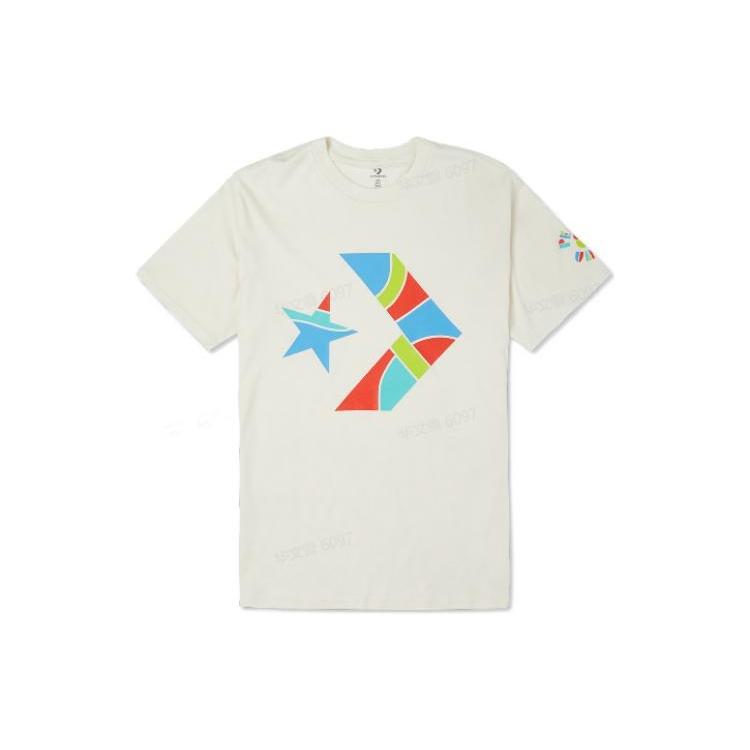 Converse Peace & Unity Cotton Jersey T-Shirt Asia Sizing  Egret  Men s 10022297-A02 L
