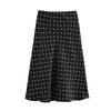 2025 Spring Women's Casual Elastic Waist Midi Skirt - European & American Fashion Style