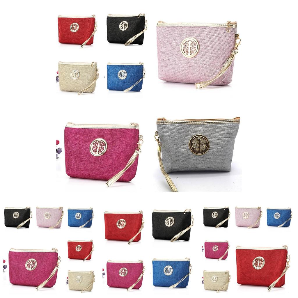 Classical Fashion Travel Cosmetic Toiletry Bag Stylish Portable Makeup Storage Pouch