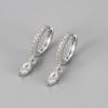 925 Silver Earrings For Women Trendy Heart Star Zircon Earring Jewelry Prevent Allergy Party Accessories Gift