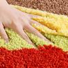 VIKAMA Fun Burger Plush Rug, Playroom 3D Creative Mat, Ultra-Soft Bedroom Floor Mat, Home Decor for Food Lovers