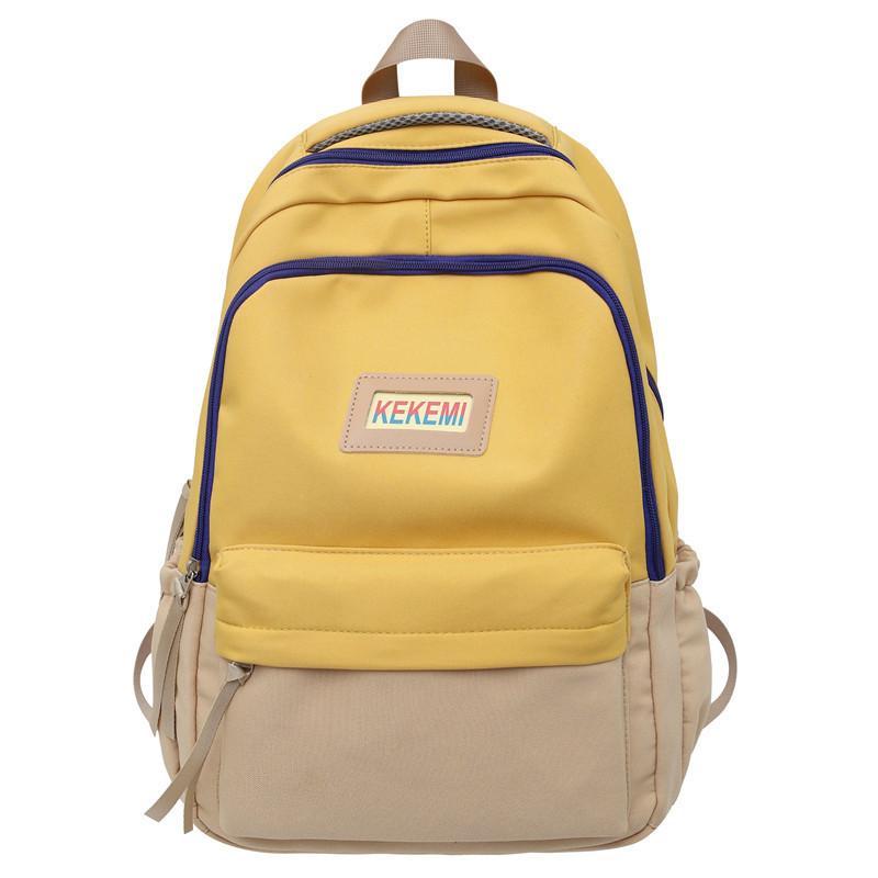 Nylon Simple Modern Lightweight Backpack With Adjustable Straps For Daily Use