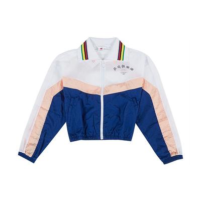 Li Ning Lapel Woven Loose Jacket Women Jackets White AJDQ028-1