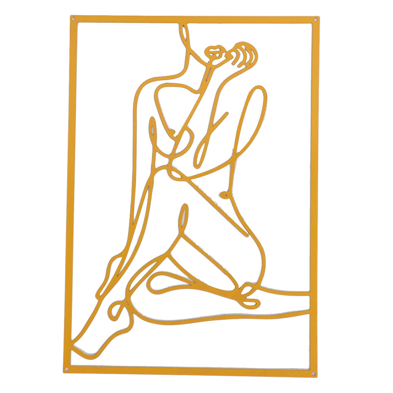 

Женское искусство Настенное украшение Минималистичное Современное Железное искусство Инновативный Металлический Линейный Настенный Декор для