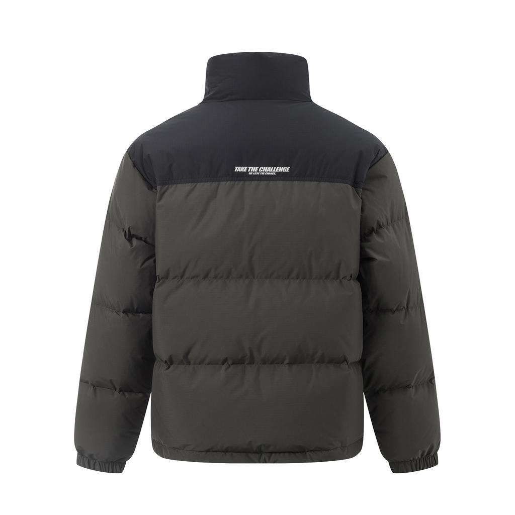 Li Ning Hot Pots Down Collection Down Jacket Unisex Obsidian Gray AYMU239-5