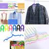 Colorful Travel Hanger Folding Design Lightweight Portable Clothes Hanger