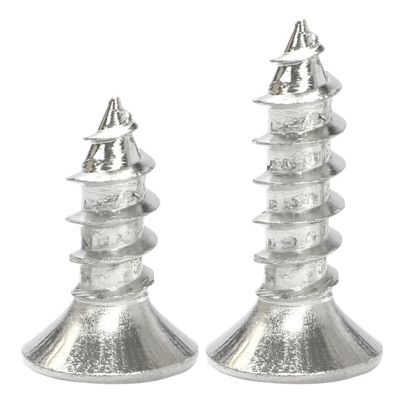 Grade 8.8 Nickel-Plated Countersunk Flat Head Hexagon Socket Self-Tapping Screws M2-M6.