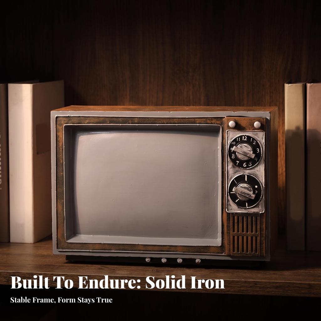 Nostalgic TV Ornament classic television Ornament, Lightweight, for Bookshelf,
