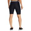 Under Armour Breathable Comfortable Butt-Lifting Skin-Friendly Letter Logo Printed Sports Shorts Women Shorts Black 1384003-001