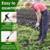 Garden Thatch Rake Stainless Steel Garden Weed Pulle Tool Removes Dead Grass Leaves Clearing Loosening Soil Lawn Rake