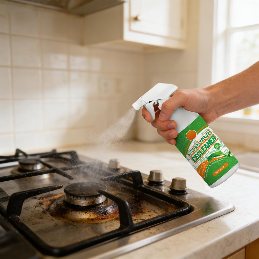 Electrolyzed Ion Kitchen Cleaner Spray,Fly Cleanse Natural To Household Appliances,Kitchen Appliance Cleaner,For Hold,Oven,Stove,Range Hood300ml