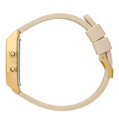Authorized Ice-watch Watch, Men's and Women's, 022732, ICE Digit Retro, Metal, Gold, Mirror, Almond Skin, Small, 32mm, Digital