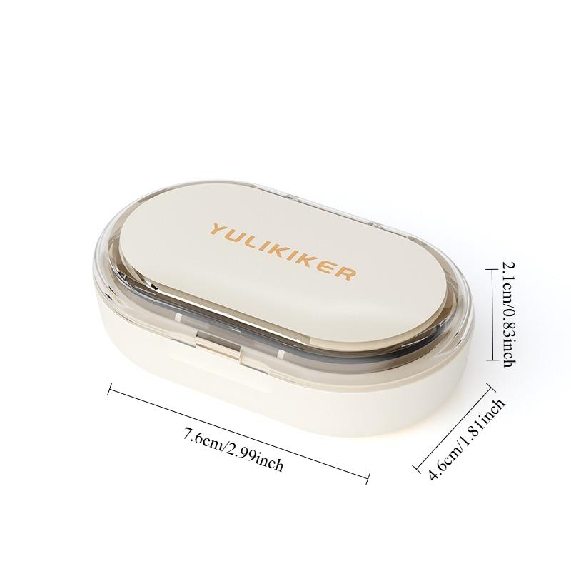 Portable Medicine Box Packaging Box Moisture-proof Travel Three Compartment Storage Medicine Box Portable Medicine Storage Box