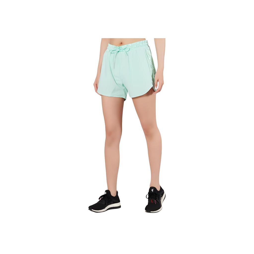 Adidas Neo Solid Color Outdoor Casual Mid Waist Three Quarter Sports Shorts Women Shorts Green DU2400