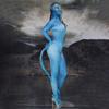 Novance Y1473 2025 Blue Skin-Tight Bodysuits Performance Clothes Sexy Stage Dance Wear Halloween Costume Avatar Cosplay Costumes
