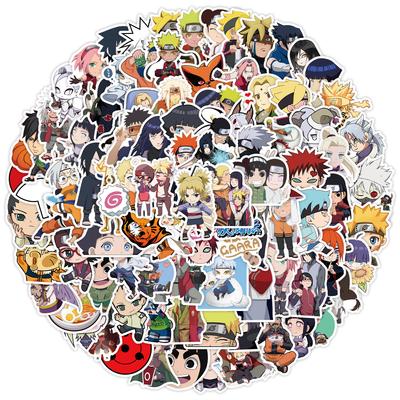 100 Japanische Comics Naruto Graffiti Aufkleber DIY Schreibwarenaufkleber Wasserbecher Skateboard Computer Wasserdichte Dekoaufkleber