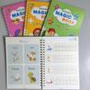 4 Stück Wiederverwendbares Magisches Übungsbuch Schreiben Rillen Arabisches Alphabet Wortblock Für Kinder Wort Kinderbuch Kalligraphische Übung Spielzeug
