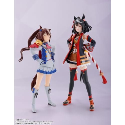 TAMASHII NATIONS S.H.Figuarts Uma Musume Pretty Derby Kitasan Black, Approximately 140mm, PVC & ABS Painted Action Figure