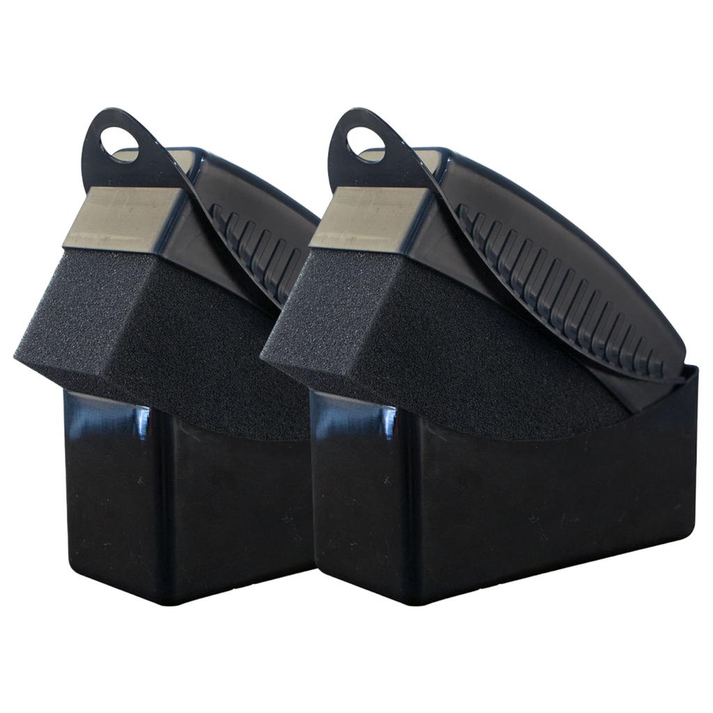 2 Pack Tire Dressing Applicator Pad Car Wheel Shine Sponge Brush Ergonomic Detailing Tool Suitable for Auto Cleaning